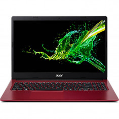 Laptop Acer Aspire 3 A315-34 15.6 inch FHD Intel Pentium Silver N5000 4GB DDR4 256GB SSD Linux Red foto
