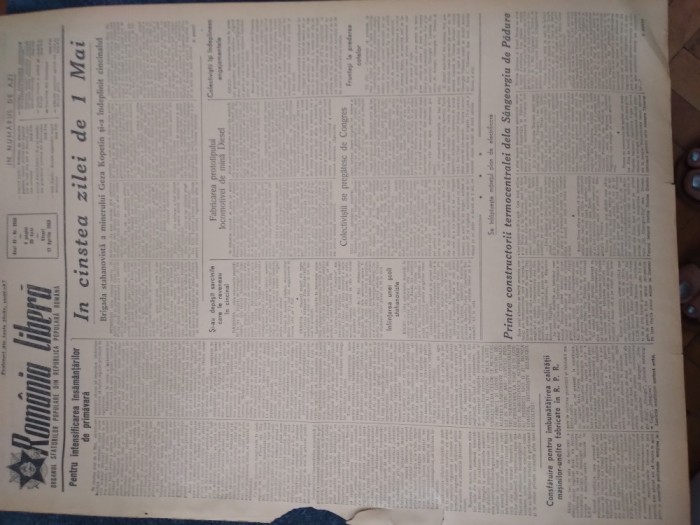 ZIAR ROMANIA LIBERA 17 APRILIE 1953