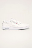 Reebok Classic sneakers din piele culoarea alb