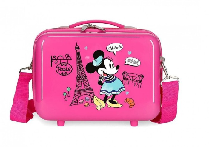 Geanta de umar cu curea reglabila Disney Minnie Around The World, 29 x 21 x 15 cm, 9.14 L - RESIGILAT