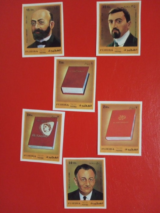 FUJEIRA, ESPERANTO - SERIE COMPLETĂ MNH IMPERF.