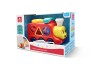 Locomotiva Interactiva Copii 1-3 Ani, Multicolor, Lumini si Sunete, Puzzle, Plastic ABS, Baterii Incluse