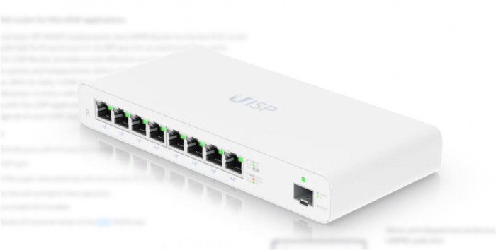 UBIQUITI UISP-R GIGABIT POE ROUTER &quot;UISP-R&quot; (timbru verde 0.8 lei)