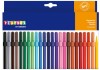 Set 24 Carioci colorate cu varful subtire, PLAYBOX