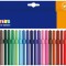 Set 24 Carioci colorate cu varful subtire