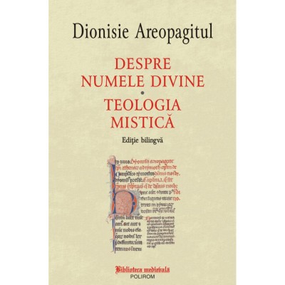 Despre numele divine, Dionisie Areopagitul foto