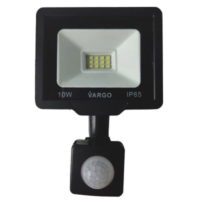 Proiector LED cu senzor de miscare 10W 6500K lumina rece V-330310 VARGO Innovative ReliableTools foto