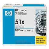 HP Q7551XD Toner Cartridge Dual Pack Black 13.000 pages