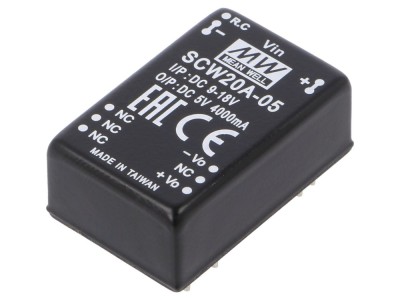 Convertor DC/DC 20W 9-18V la 5V foto