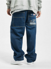 SOUTHPOLE LOGO BRANDED BAGGY PANTS BLACK WASHED (Marimea :: W 30 In Stoc) foto