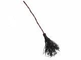 Cumpara ieftin Matura decorativa lemn maro Halloween Befana cm 92 H