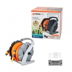Rolă de furtun Strend Pro Premium, cu furtun de grădină de 1/2&quot;, L-20+2 m