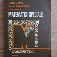 Garofita Pavel - Matematici speciale. Aplicații