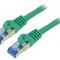 Cabluri patch S/FTP 6a CCA LSZH verde 5m 26AWG