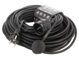 Prelungitor alimentare KEL 3x1,5mm2 40m 16A guma negru 1 priză