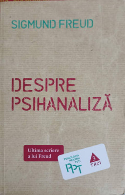 DESPRE PSIHANALIZA-SIGMUND FREUD foto