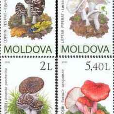 MOLDOVA 2010, Ciuperci, serie neuzata, MNH