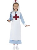 Costum carnaval copii asistenta bleu 10-12 ani