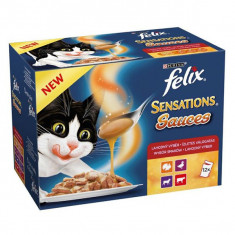 Felix Sensations Sauces - selec?ie delicioasa in sos, 12 x 100 g foto