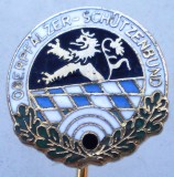 II.174 GERMANIA INSIGNA STICKPIN TIR VANATOARE OBERPFALZER SCH&Uuml;TZENBUND email