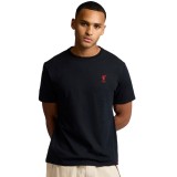 FC Liverpool tricou de bărbați Embroidered black - XL