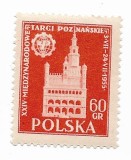 Polonia - A 24-a ediție a T&acirc;rgului Comercial de la Poznan care a avut loc &icirc;ntre 3 și 24 iulie 1955, 1955 - 60 Gr, neobliterat