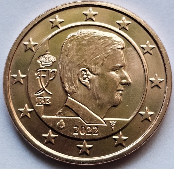 5 euro cent 2022 Belgia unc, km#333