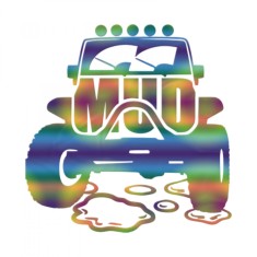 Sticker Land Rover MUD