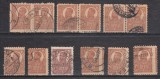 1919/22 LP 72 FERDINAND VALOAREA 15 BANI VARIETATE CULOARE DANTELURA EROARE