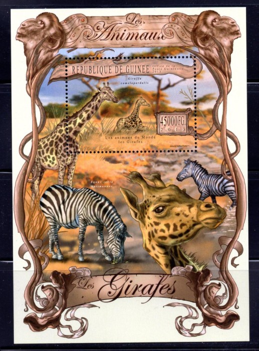 Guineea 2013, Fauna, serie neuzata, MNH