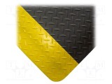 Covor anti-oboseală COBA EUROPE, 0,9m x 1,5m, spumă vinil neagră