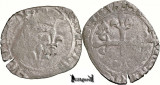 1417-1420, Gros - Carol al VI-lea - Regatul Franței, Europa, Argint