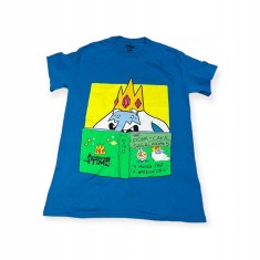 Tricou albastru cu g&amp;acirc;t rotund pentru femei S foto