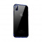 Husa Samsung Galaxy A50 , Clear Color Electroplating , Albastru
