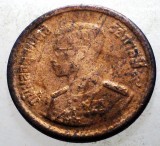 B.466 TAILANDA THAILANDA RAMA IX 5 SATANG 2500/1957 BRONZ