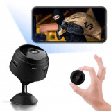 Mini Camera Supraveghere Ascunsa, Wifi, Microcamera Full HD Profesionala cu microfon, Detectarea miscarii, Night Vision