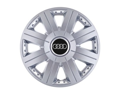 Set 4 capace roti Cosmos cromat R15, pentru gama auto Audi foto