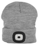 Caciula cu LED reincarcabila Strend Pro Albacore, gri, marime L