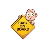 Abtibild BABY ON BOARD Cod: TAG 043 / T3 Automotive TrustedCars, Oem