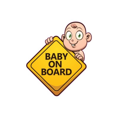 Abtibild BABY ON BOARD Cod: TAG 043 / T3 Automotive TrustedCars foto