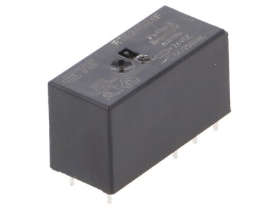 Releu electromagnetic DPDT 24VDC 8A 250VAC RT2 foto
