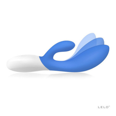 Vibratoare iepuras - LELO Ina Valuri 2 Vibrator Iepuras Stimulare Punt G si Clitoris Care Te Va Umezi de Placere Albastru foto