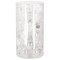 Set globuri de Craciun Inedit, 30 bucati, 7cm, transparente si alb