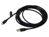 Cablu USB 2.0 VENTION A la C aurit 3m negru textil