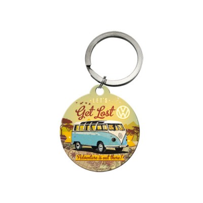Breloc metalic - VW Bulli - Let&amp;#039;s Get Lost foto