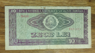 Romania - bancnota de colectie istorica - 10 lei 1966 - circulata, stare buna foto