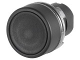 Comutator EAO 22mm Poz.i stabil 2 negru acţionat prin apăsare