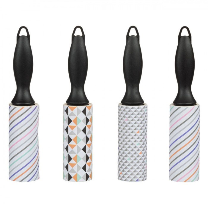 Set mini role curatare, ETK, 4 buc, negre