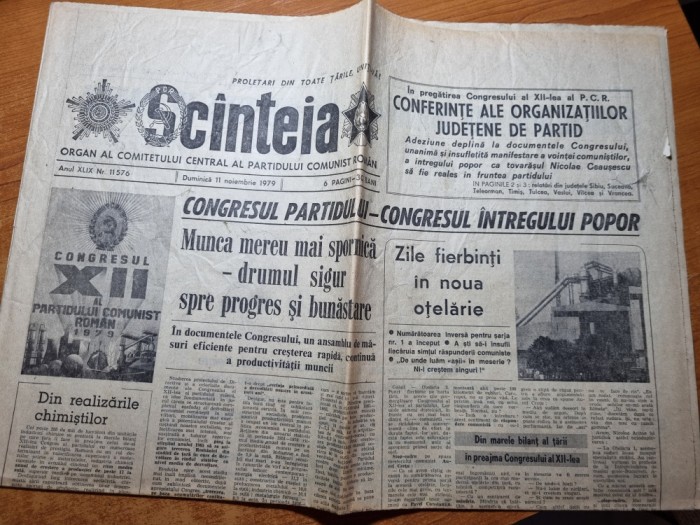 scanteia 11 noiembrie 1979-articol si foto orasul zimnicea