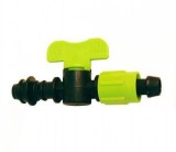 Robinet cu garnitura pentru banda picurare 16 mm